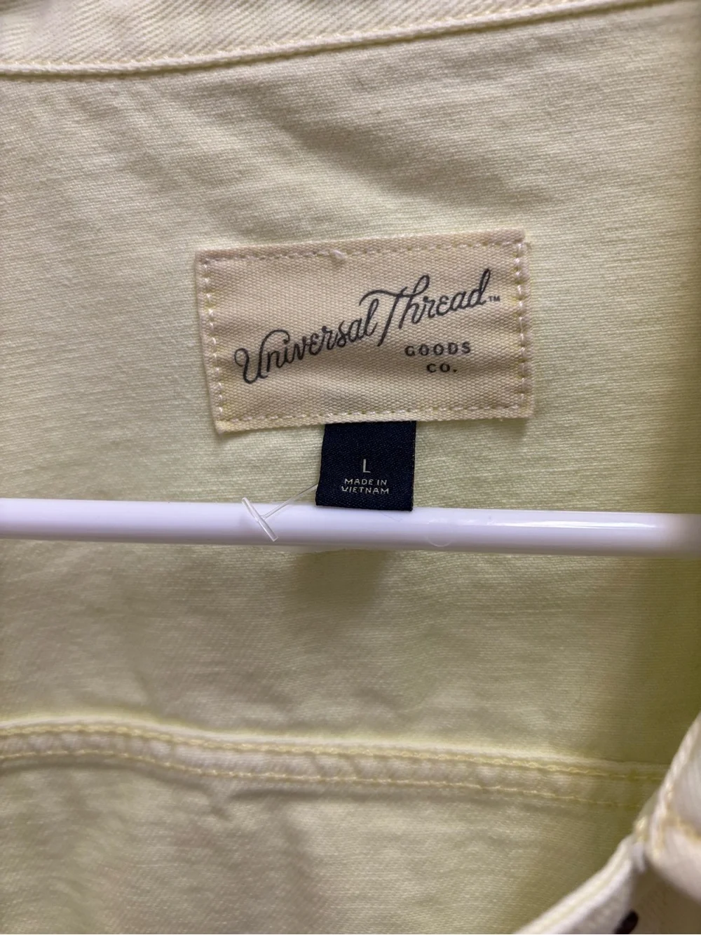 Universal Thread Pale Lemon Utility Jacket